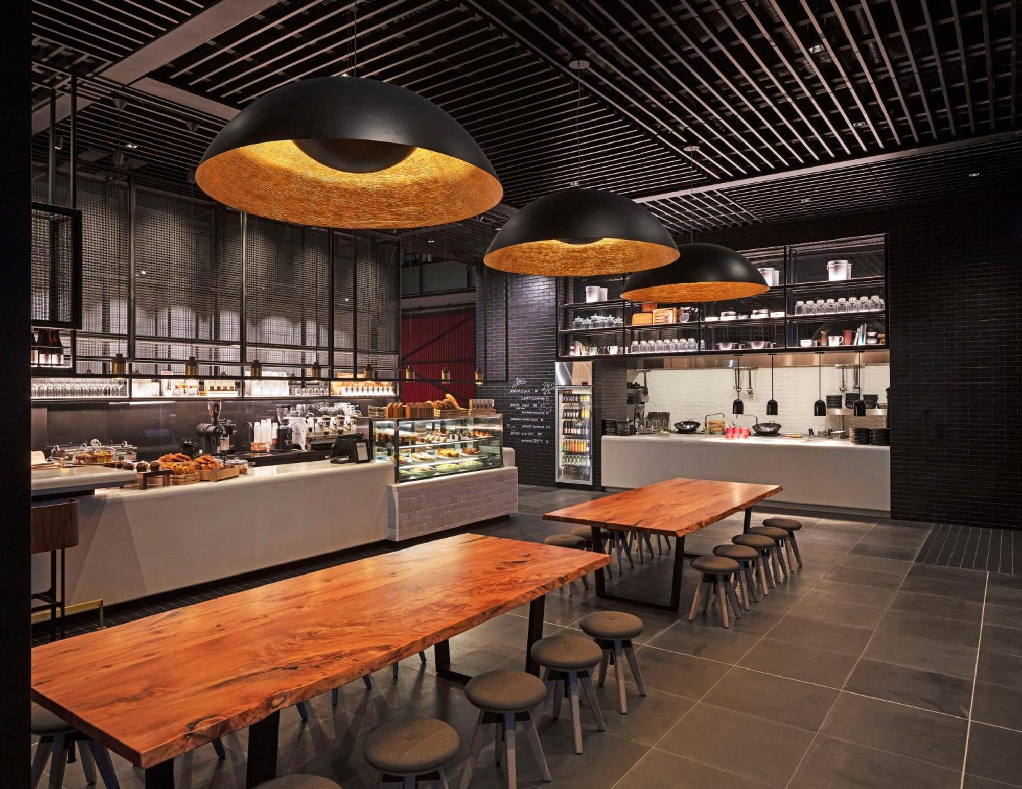 Park Hyatt Auckland Hotell Exteriör bild The interior of a Starbucks Reserve store in Shanghai, China
